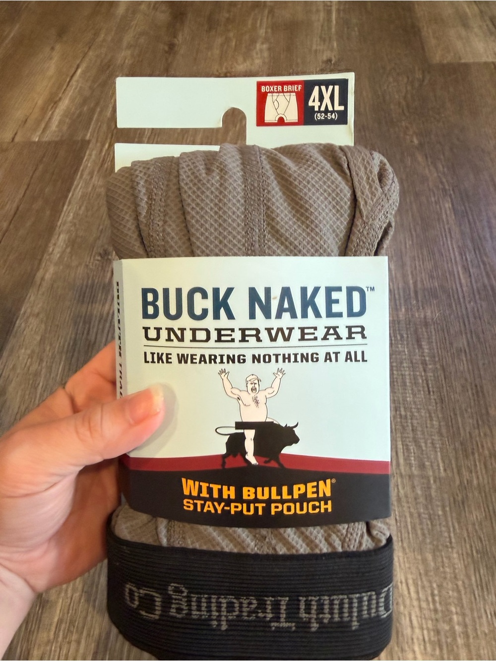 Duluth Trading Co Buck Naked Boxer Briefs - Gray